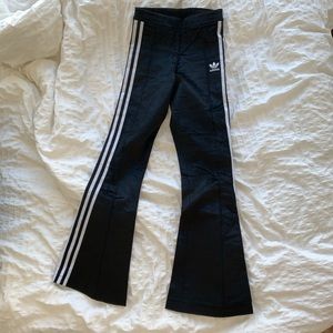 ADIDAS HIGH WAISTED LONG FLARED PANTS